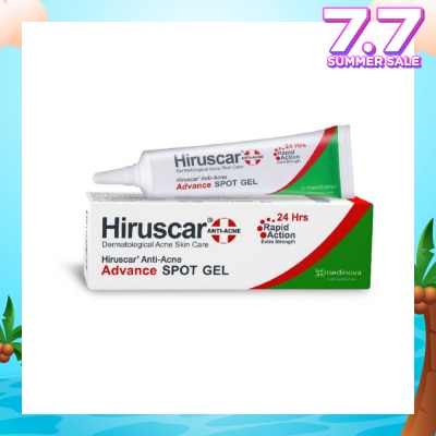 HIRUSCAR Anti-Acne Advance Spot Gel (Suitable for Dermatological Acne Skin Care / Rapid Action + Extra Strength) 10g