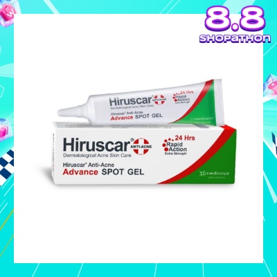 HIRUSCAR Anti-Acne Advance Spot Gel (Suitable for Dermatological Acne Skin Care / Rapid Action + Extra Strength) 10g