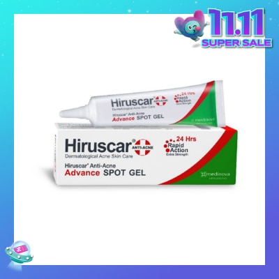 HIRUSCAR Anti-Acne Advance Spot Gel (Suitable for Dermatological Acne Skin Care / Rapid Action + Extra Strength) 10g