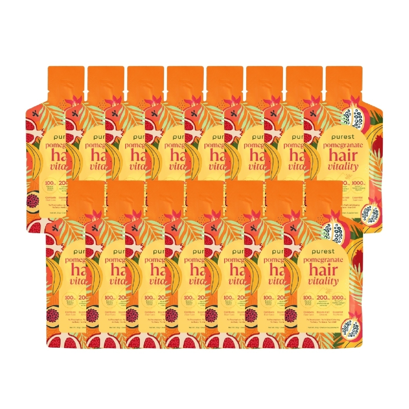 Pomegranate Hair Vitality Dietary Supplement Sachet 30g x 15s