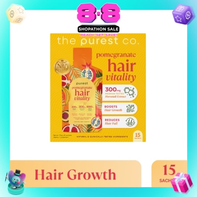 THE PUREST CO - Pomegranate Hair Vitality Dietary Supplement Sachet 30g x 15s