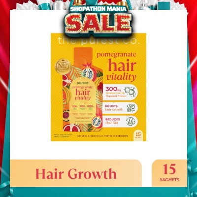 THE PUREST CO - Pomegranate Hair Vitality Dietary Supplement Sachet 30g x 15s