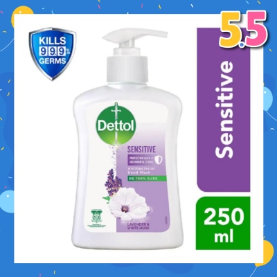 DETTOL Anti-Bacterial Liquid Hand Wash Sensitive (Kills 99.9% Germs) 250ml