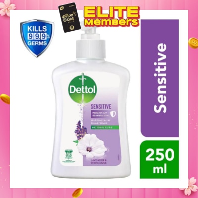 DETTOL Anti-Bacterial Liquid Hand Wash Sensitive (Kills 99.9% Germs) 250ml