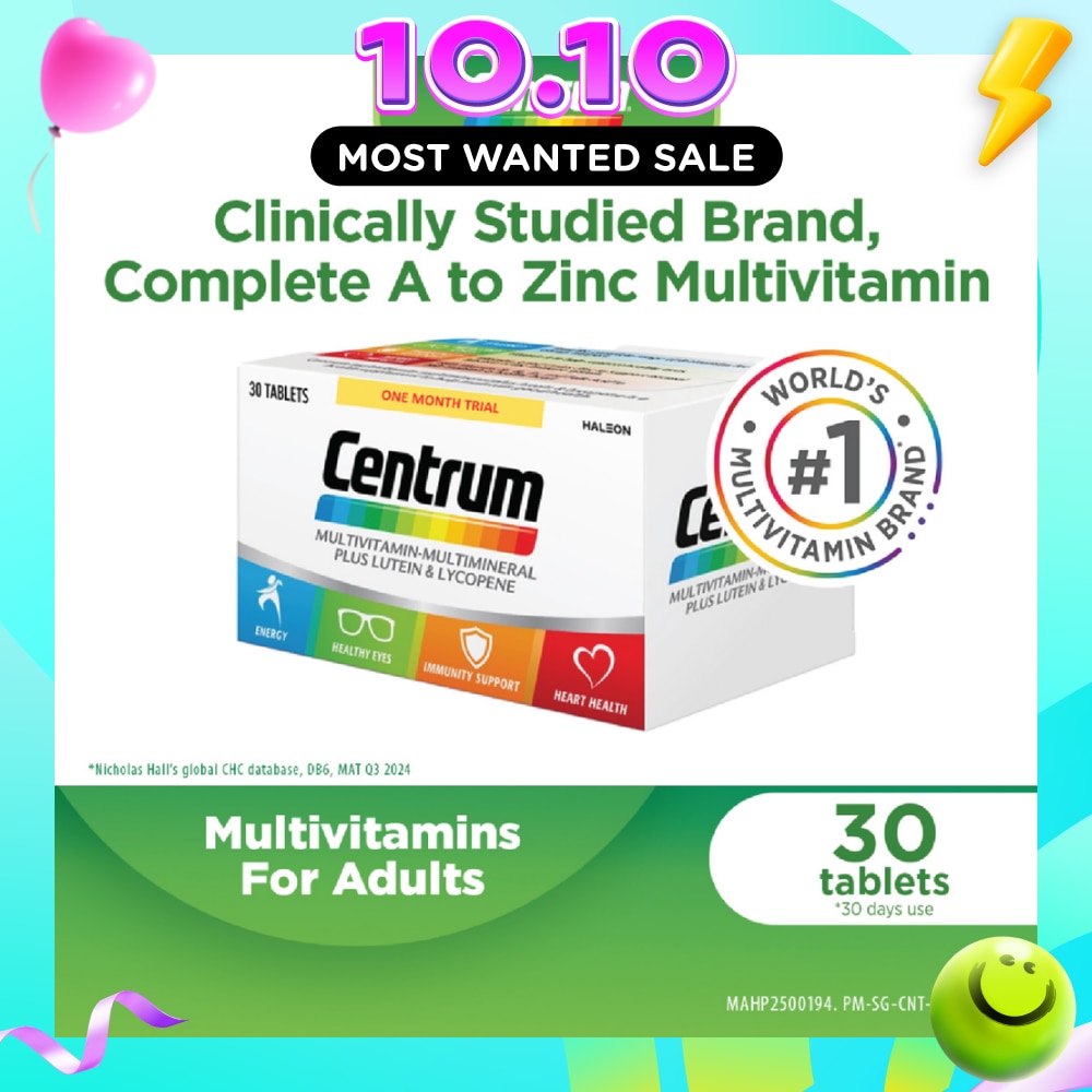 Advance Multivitamin Multimineral Tablet for Adults (Plus Latein & Lycopene) 30s (Expiry: Jun`2027) image