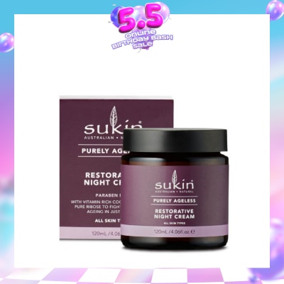 SUKIN - Restorative Night Cream Purely Ageless 120ml