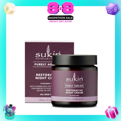 SUKIN - Restorative Night Cream Purely Ageless 120ml
