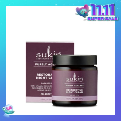 SUKIN Restorative Night Cream Purely Ageless 120ml