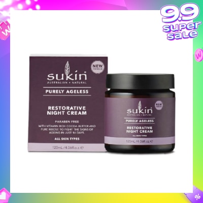 SUKIN Restorative Night Cream Purely Ageless 120ml