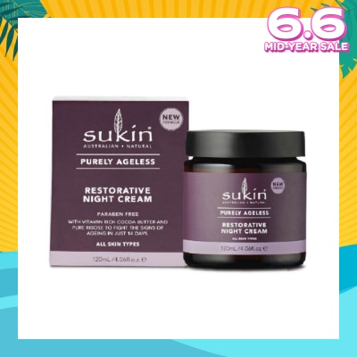SUKIN Restorative Night Cream Purely Ageless 120ml