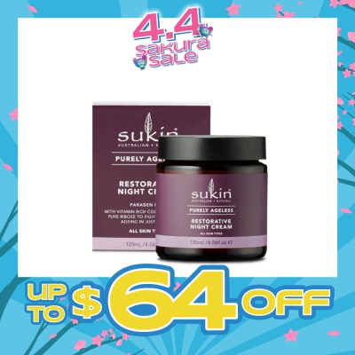 SUKIN - Restorative Night Cream Purely Ageless 120ml