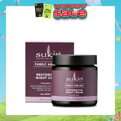 SUKIN - Restorative Night Cream Purely Ageless 120ml