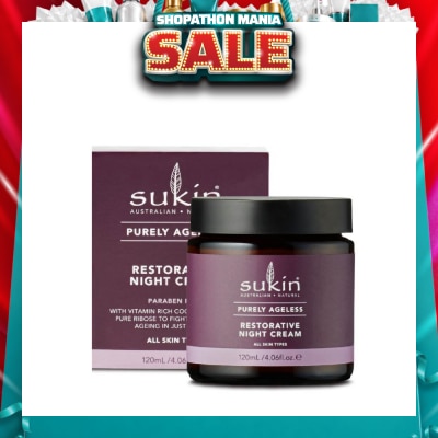SUKIN - Restorative Night Cream Purely Ageless 120ml