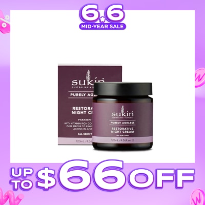 SUKIN - Restorative Night Cream Purely Ageless 120ml