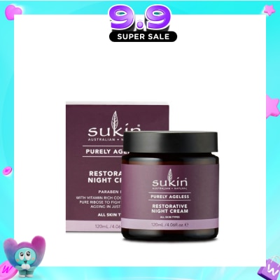 SUKIN - Restorative Night Cream Purely Ageless 120ml image