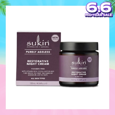 SUKIN Restorative Night Cream Purely Ageless 120ml