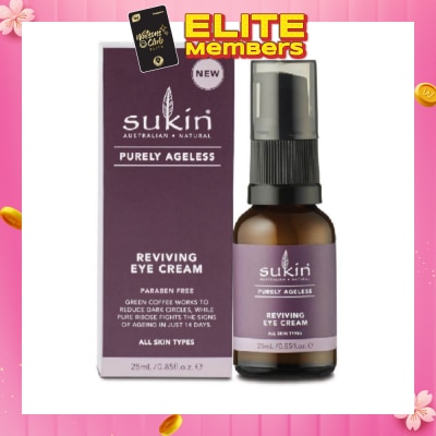 SUKIN Reviving Eye Cream Purely Ageless 25ml
