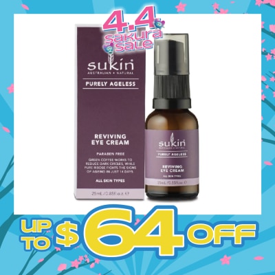 SUKIN - Reviving Eye Cream Purely Ageless 25ml