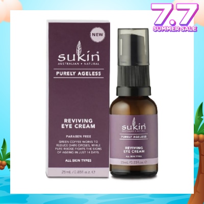 SUKIN Reviving Eye Cream Purely Ageless 25ml