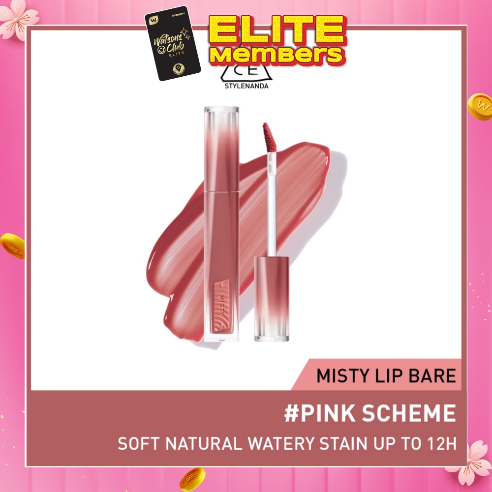 3CE Misty Lip Bare 04 Pink Scheme 32g
