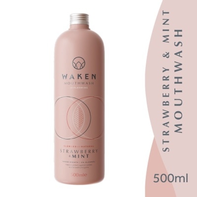 WAKEN Strawberry Mint Mouthwash 500ml