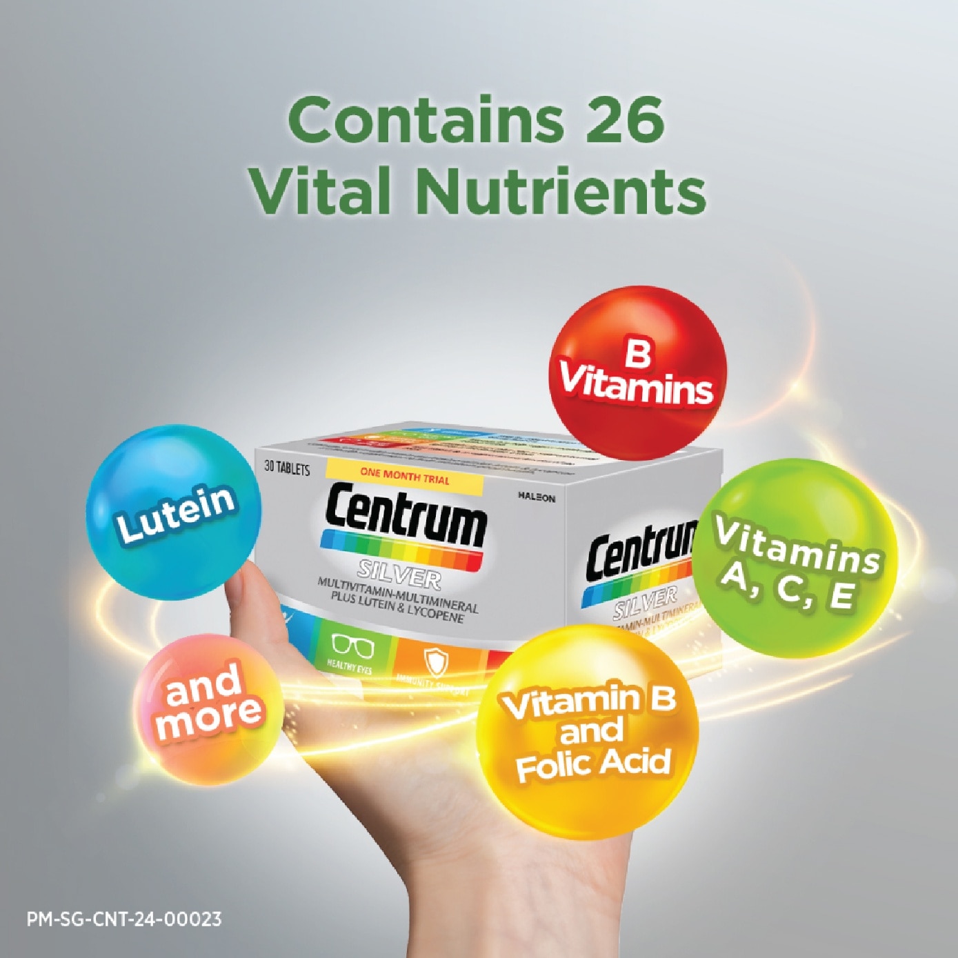 Silver Multivitamin-Multimineral Tablet for Adults 50+ (Plus Latein & Lycopene) 30s