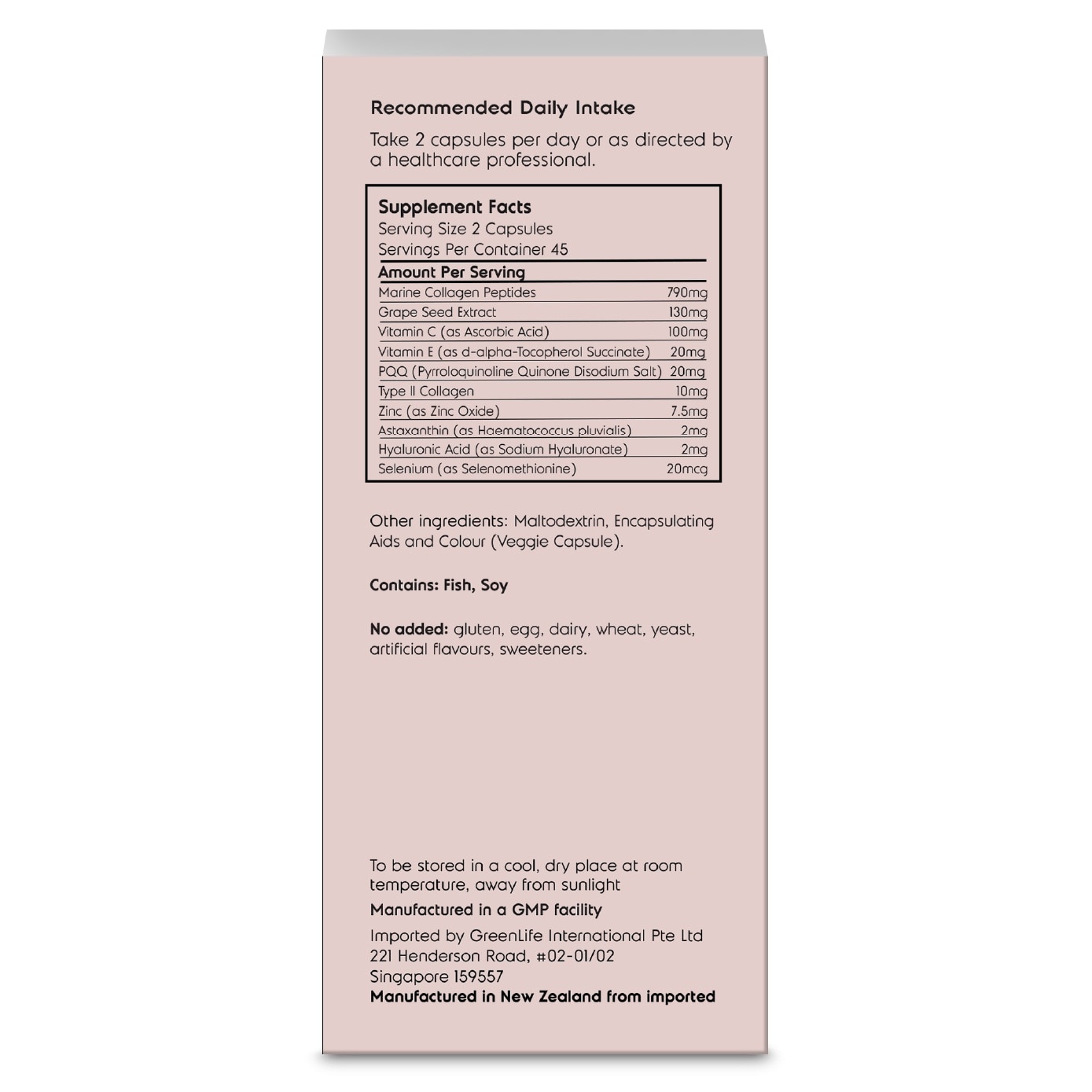 Derma Skin Collagen & Antioxidant Boost Veggie Capsule 90s