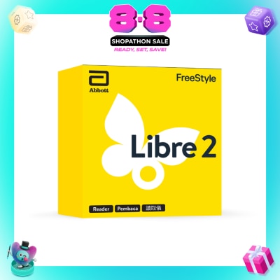FREESTYLE - Libre 2 Reader Continuous Glucose Monitoring Device 1s