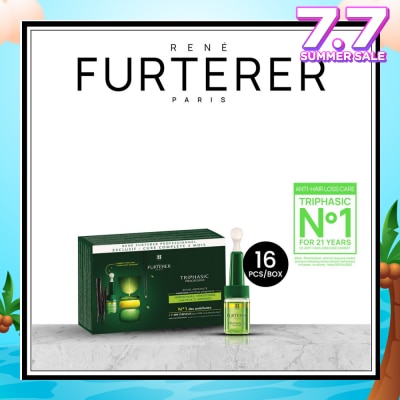 RENE FURTERER Triphasic Progressive Anti-Hair Loss Treatment (To Stimulates & Prolong Hair Growth) 5ml x 16s