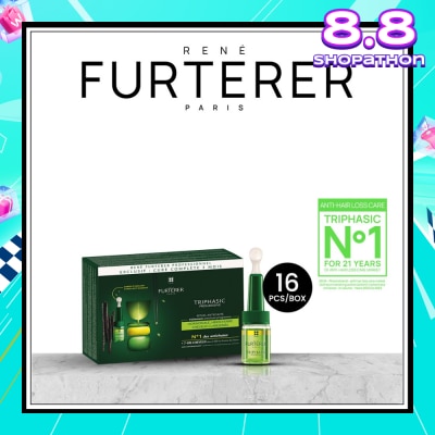 RENE FURTERER Triphasic Progressive Anti-Hair Loss Treatment (To Stimulates & Prolong Hair Growth) 5ml x 16s