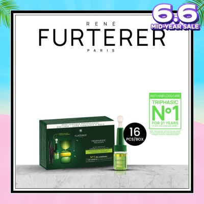 RENE FURTERER Triphasic Progressive Anti-Hair Loss Treatment (To Stimulates & Prolong Hair Growth) 5ml x 16s