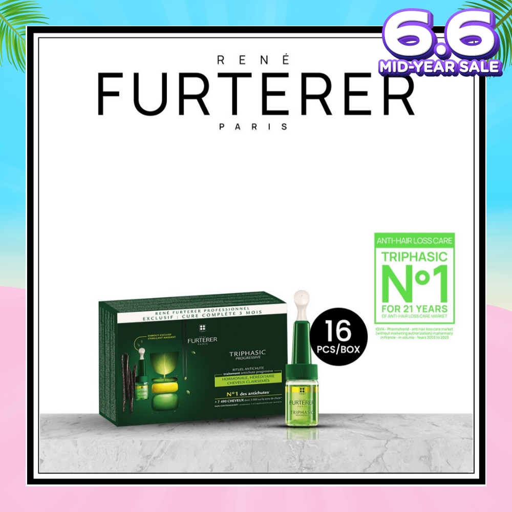 Triphasic Progressive Anti-Hair Loss Treatment (To Stimulates & Prolong Hair Growth) 5ml x 16s