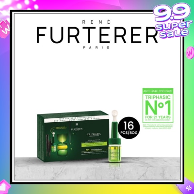 RENE FURTERER Triphasic Progressive Anti-Hair Loss Treatment (To Stimulates & Prolong Hair Growth) 5ml x 16s