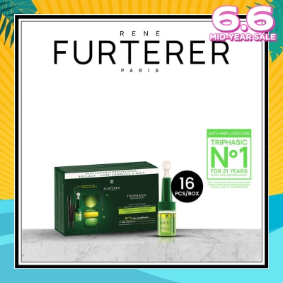 RENE FURTERER Triphasic Progressive Anti-Hair Loss Treatment (To Stimulates & Prolong Hair Growth) 5ml x 16s
