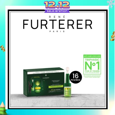 RENE FURTERER Triphasic Progressive Anti-Hair Loss Treatment (To Stimulates & Prolong Hair Growth) 5ml x 16s