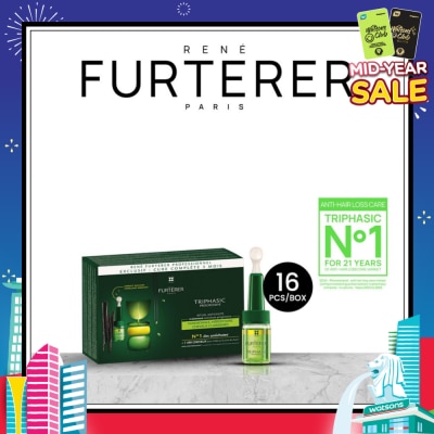 RENE FURTERER Triphasic Progressive Anti-Hair Loss Treatment (To Stimulates & Prolong Hair Growth) 5ml x 16s