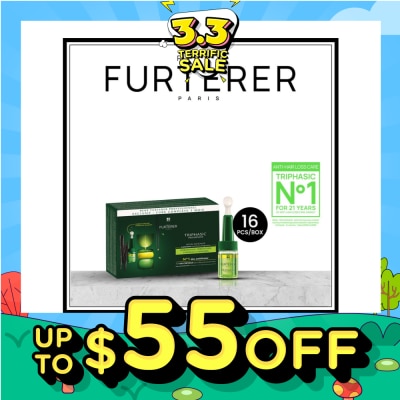 RENE FURTERER Triphasic Progressive Anti-Hair Loss Treatment (To Stimulates & Prolong Hair Growth) 5ml x 16s