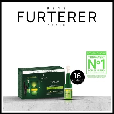 RENE FURTERER Triphasic Progressive Anti-Hair Loss Treatment (To Stimulates & Prolong Hair Growth) 5ml x 16s