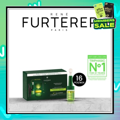 RENE FURTERER Triphasic Progressive Anti-Hair Loss Treatment (To Stimulates & Prolong Hair Growth) 5ml x 16s