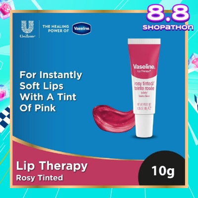 VASELINE Lip Therapy Rosy (For Soft Pink Healthy Looking Lips) 10g