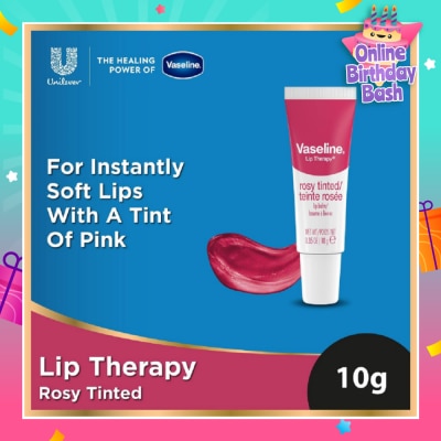 VASELINE Lip Therapy Rosy (For Soft Pink Healthy Looking Lips) 10g