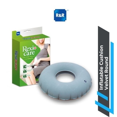 R&R Inflatable Round Cushion Velvet Round 1s