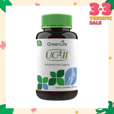 GREENLIFE UC-II Advanced Joint Support Improved Dietary Supplement Softgel 30s