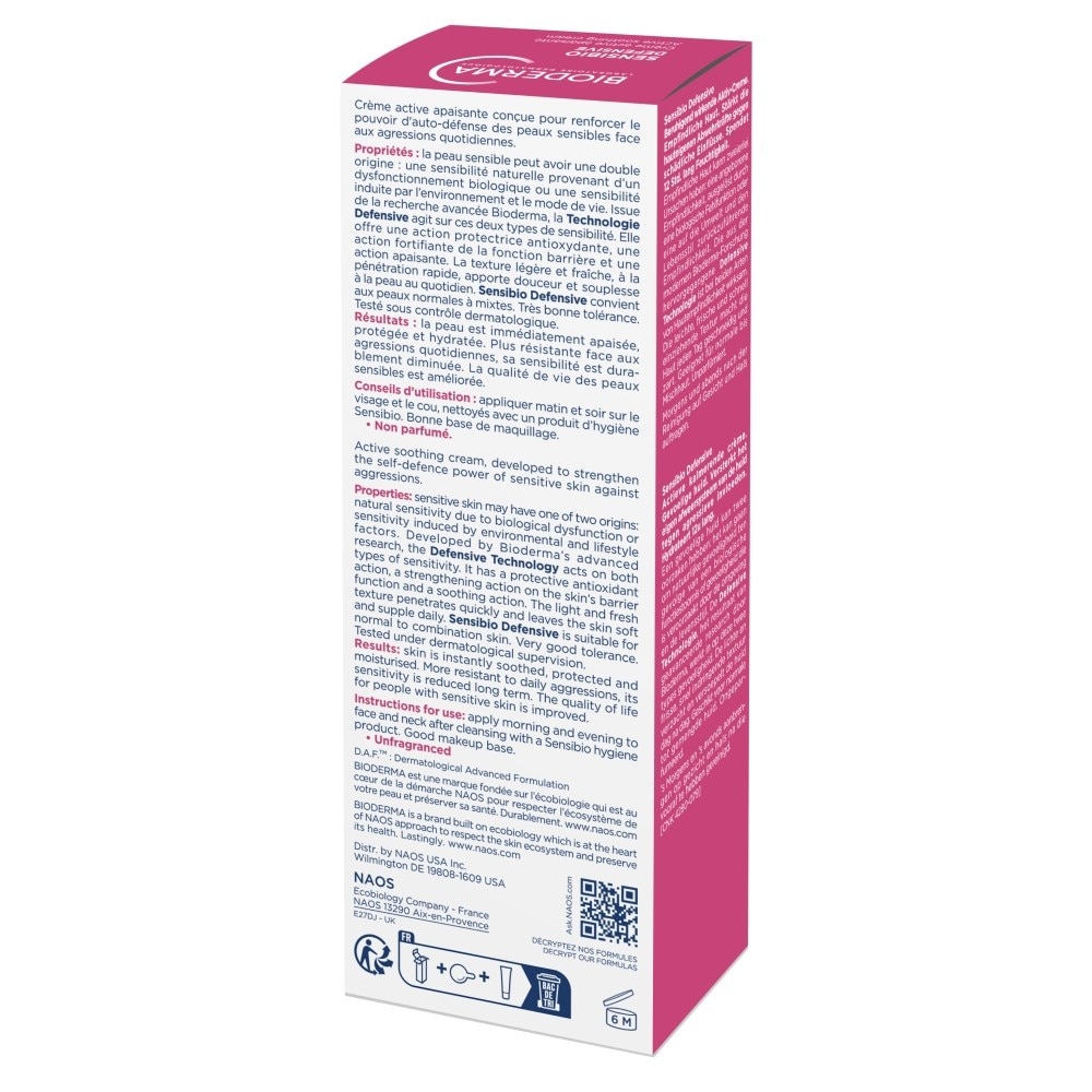 Sensibio Defensive Active Soothing Moisturiser (Soothes Sensitive and Sensitised Skin) 40ml