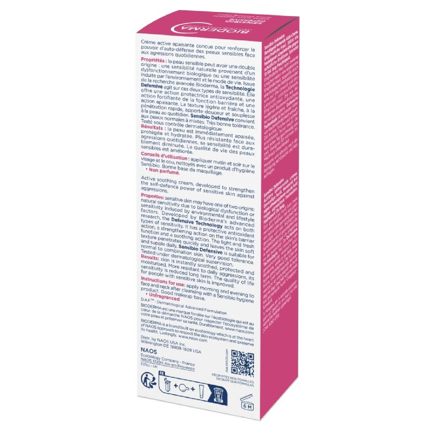 Sensibio Defensive Active Soothing Moisturiser (Soothes Sensitive and Sensitised Skin) 40ml