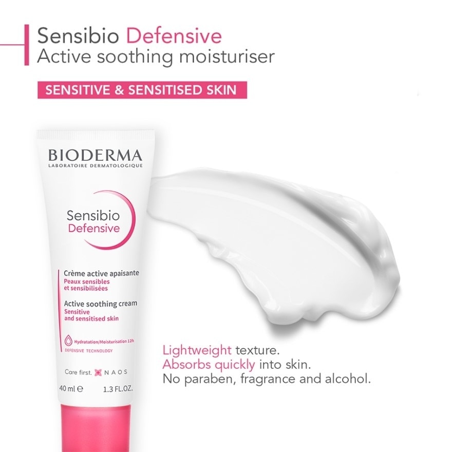 Sensibio Defensive Active Soothing Moisturiser (Soothes Sensitive and Sensitised Skin) 40ml