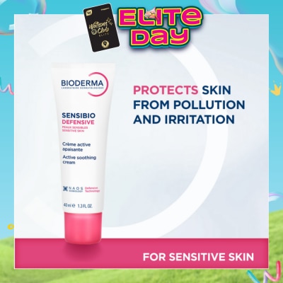 BIODERMA - Sensibio Defensive Active Soothing Moisturiser (Soothes Sensitive and Sensitised Skin) 40ml