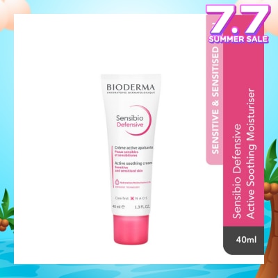 BIODERMA Sensibio Defensive Active Soothing Moisturiser (Soothes Sensitive and Sensitised Skin) 40ml