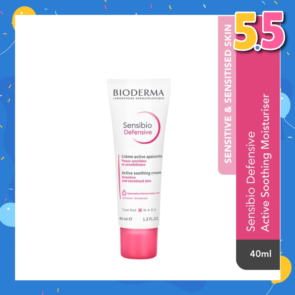 Sensibio Defensive Active Soothing Moisturiser (Soothes Sensitive and Sensitised Skin) 40ml