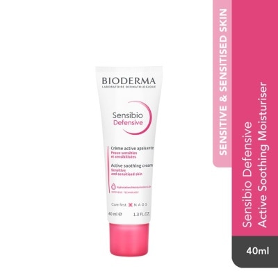 BIODERMA Sensibio Defensive Active Soothing Moisturiser (Soothes Sensitive and Sensitised Skin) 40ml